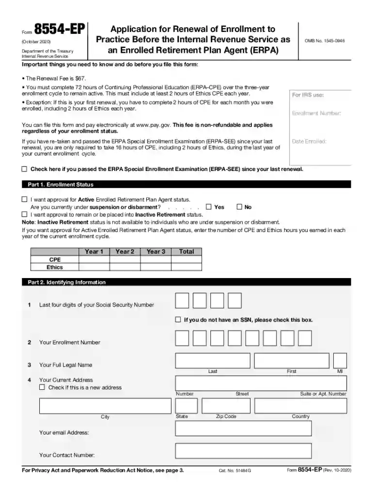 form 8554 online Preview on Page 1