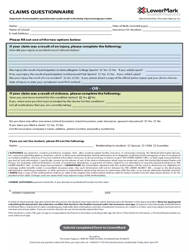 lewermark claims Preview on Page 1