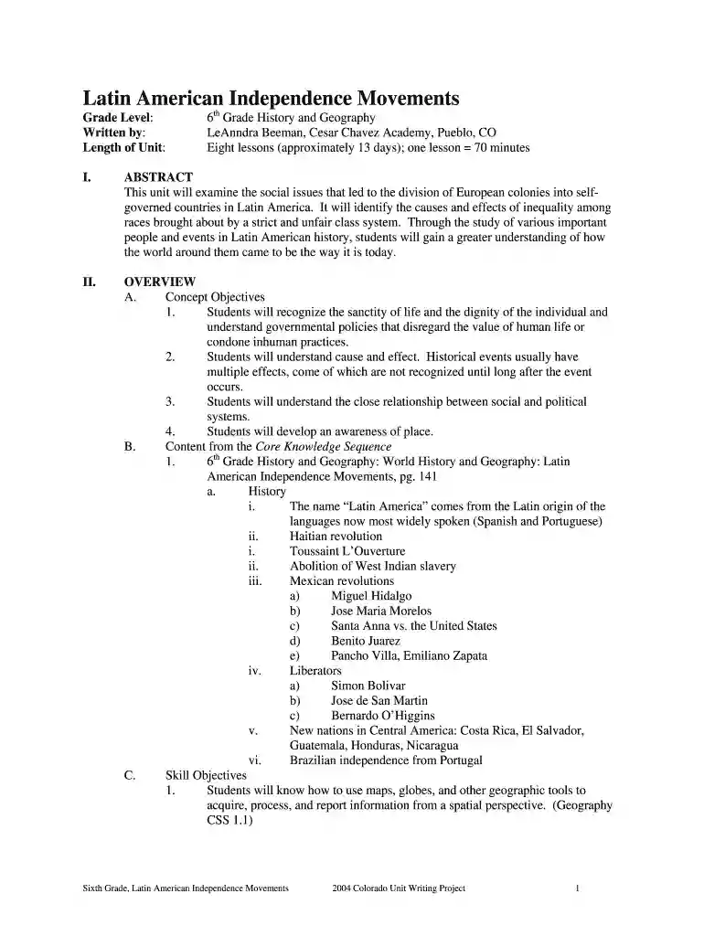which two statements describe outcomes of the latin american revolutions Preview on Page 1