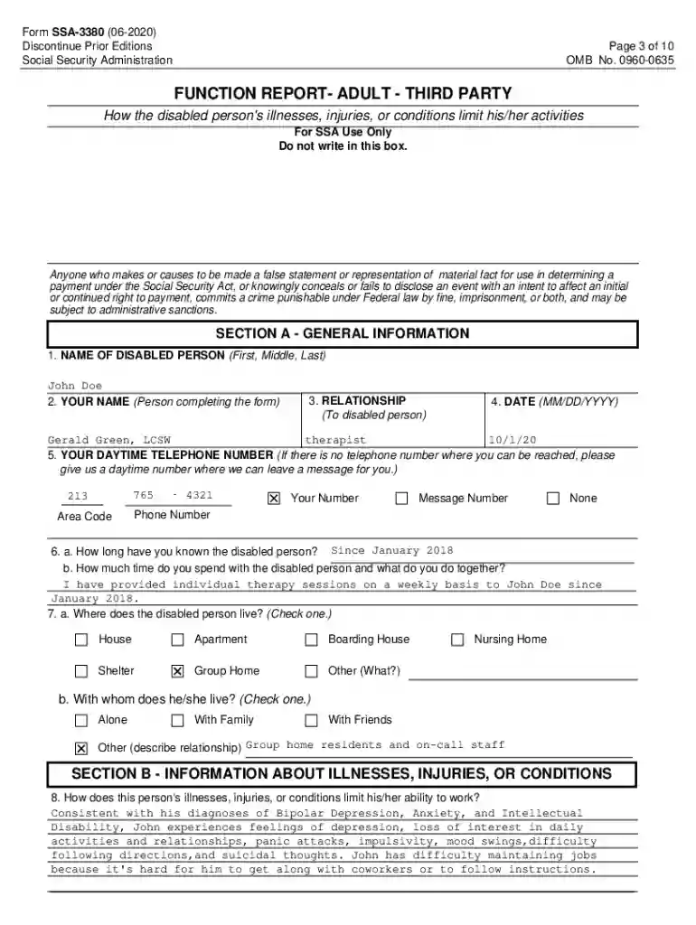 ssa 3380 bk 10 2020 Preview on Page 1