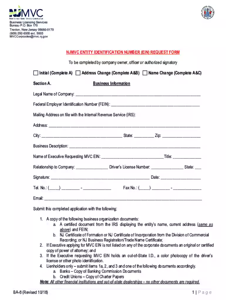 nj corp code Preview on Page 1
