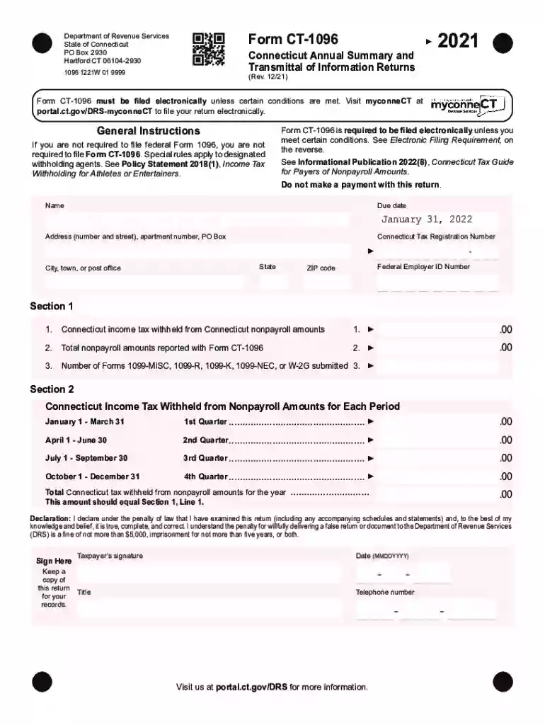 2022 ct 1096 Preview on Page 1