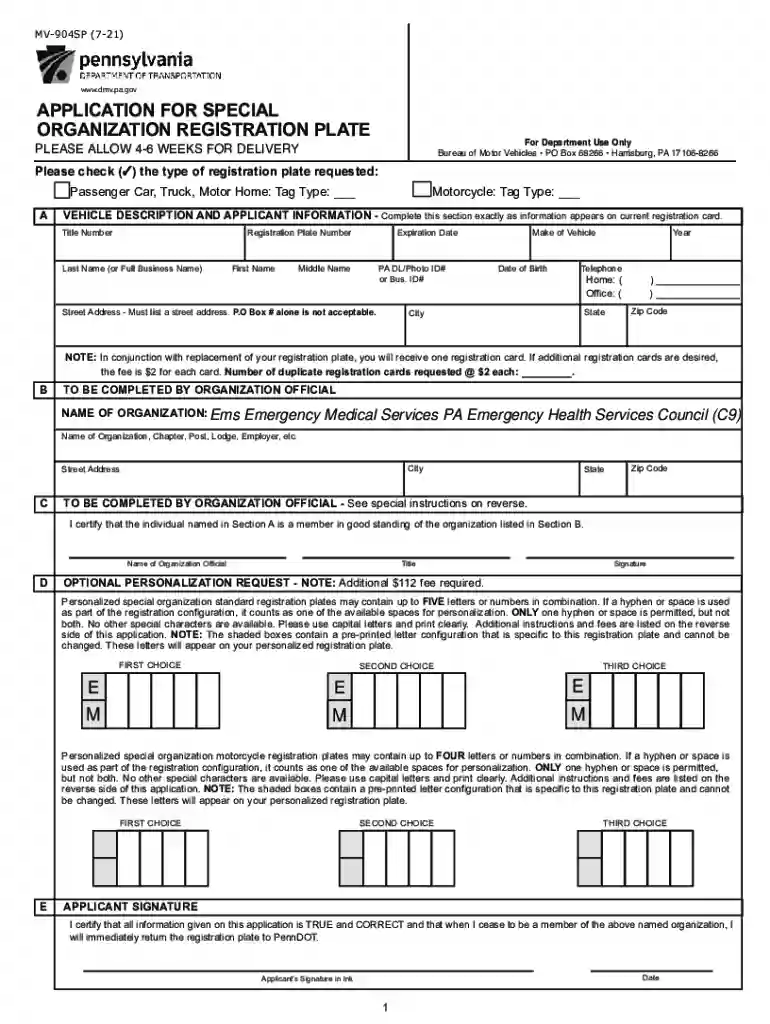 mv 904sp Preview on Page 1