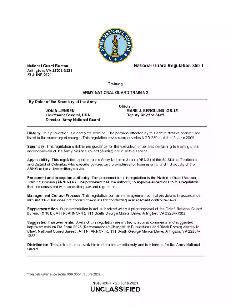 army 350 1 training list 2024 Preview on Page 1