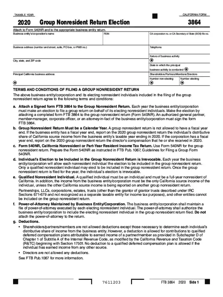 california form 3864 Preview on Page 1