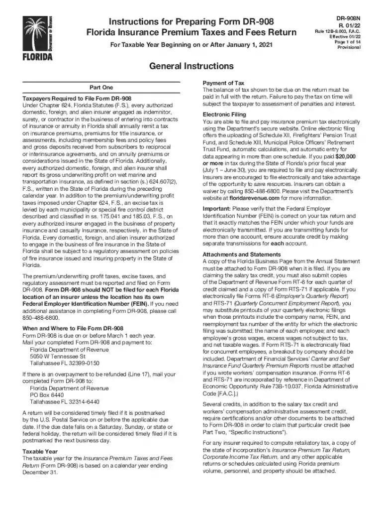 florida premium form Preview on Page 1