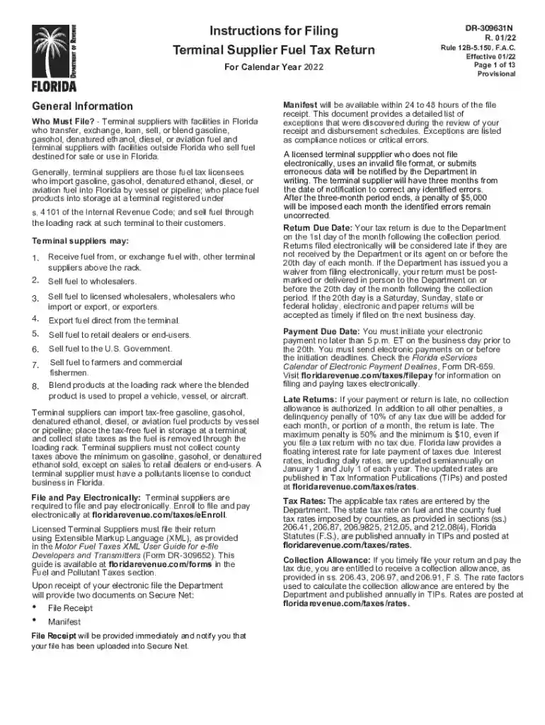 florida dr fuel return Preview on Page 1