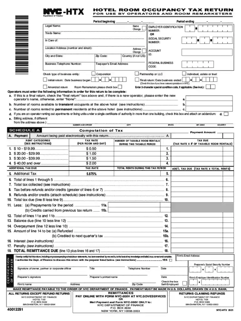 ny nyc htx tax Preview on Page 1