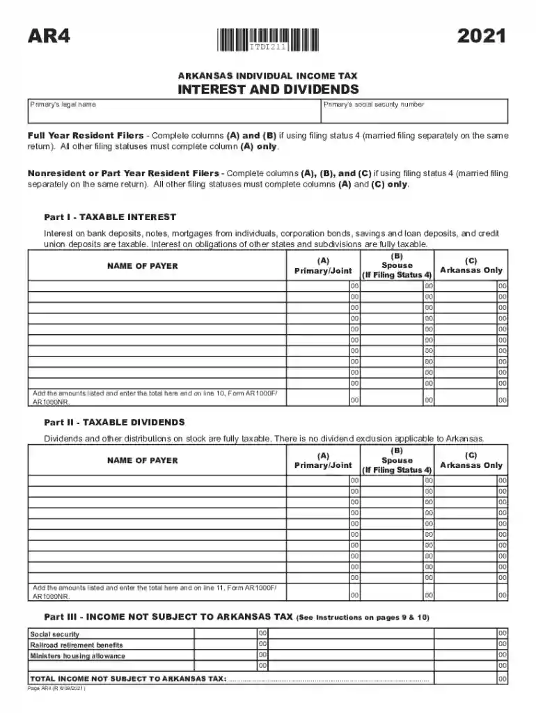 ar4 form Preview on Page 1