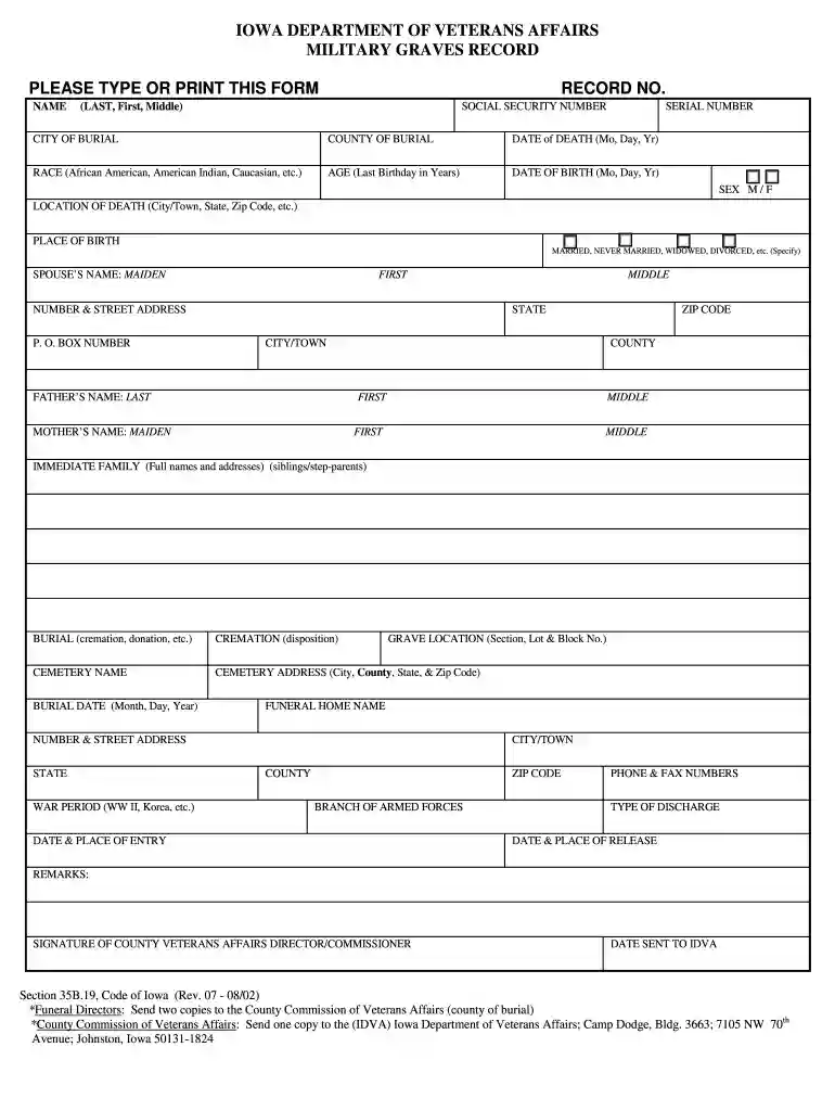 iowa graves affairs Preview on Page 1