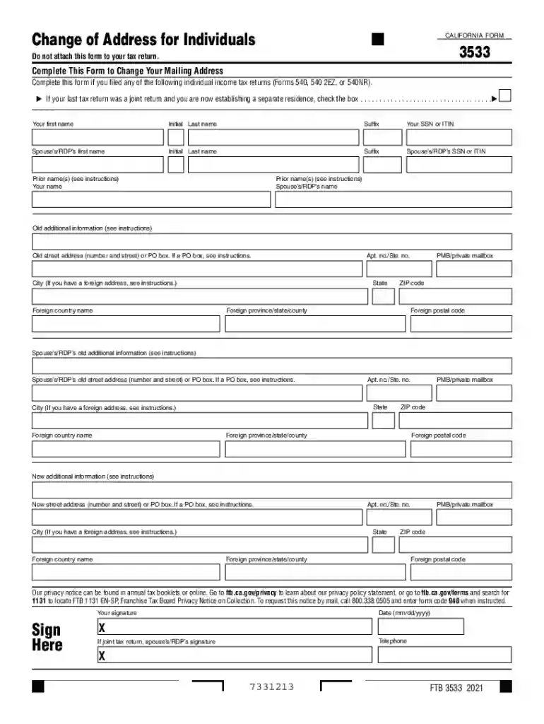 form 3533 b mailing address Preview on Page 1