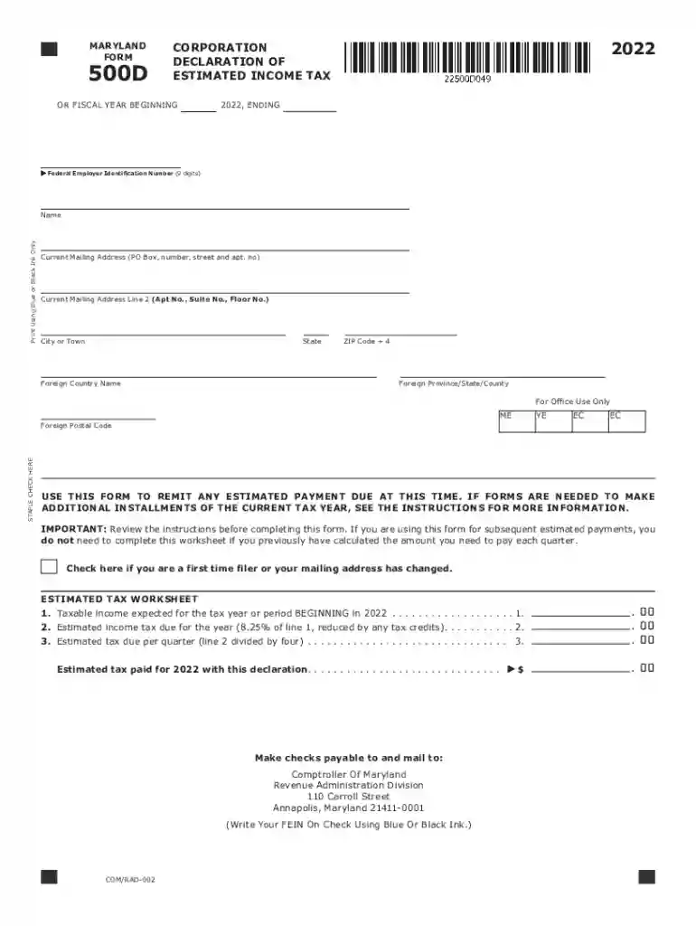 pay maryland estimated taxes online Preview on Page 1