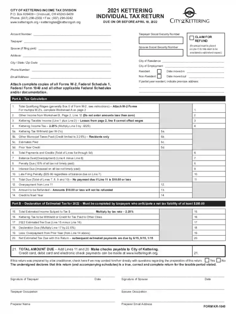 kettering city taxes online Preview on Page 1