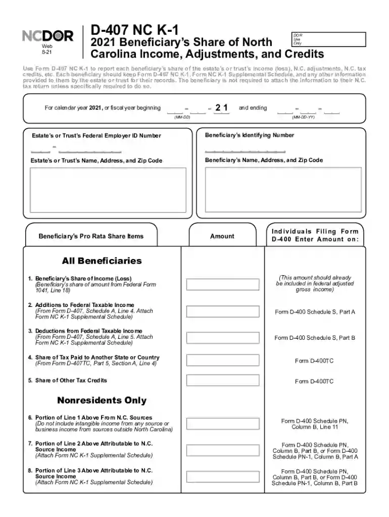 nc d 407 instructions Preview on Page 1