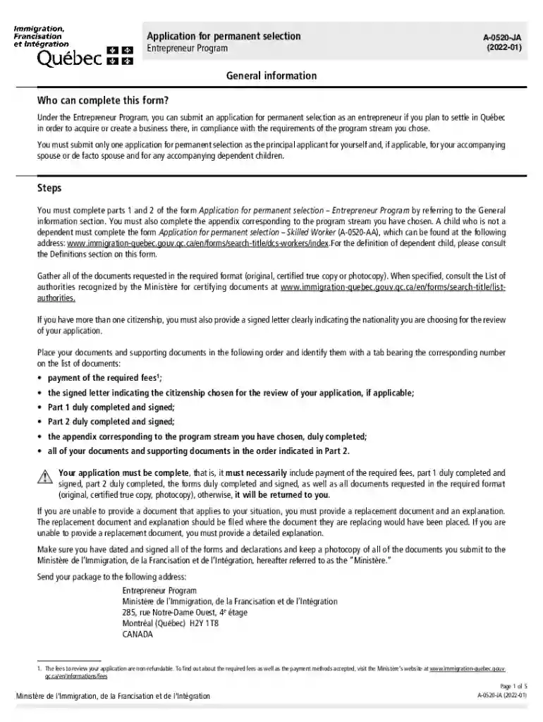 selection canada Preview on Page 1