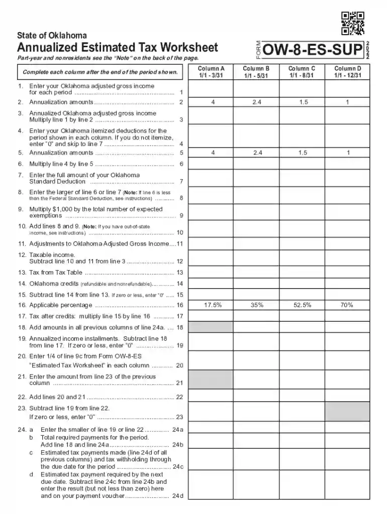 2022 tax worksheet Preview on Page 1