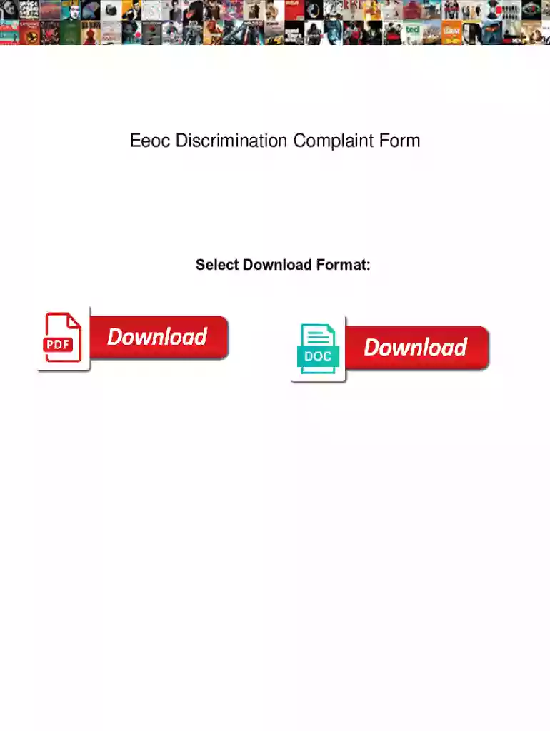 Eeoc Discrimination Complaint Form Eeoc Discrimination Complaint Form jobs Preview on Page 1