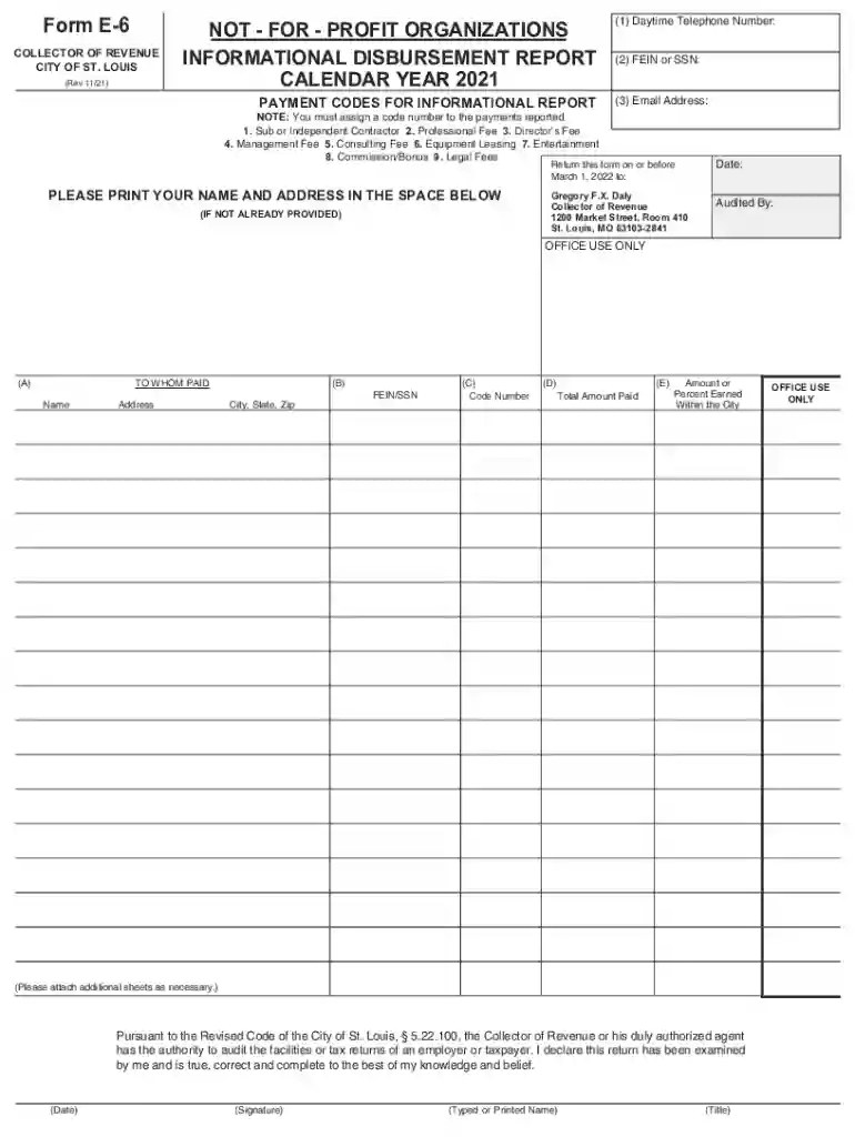 form e 6 download Preview on Page 1