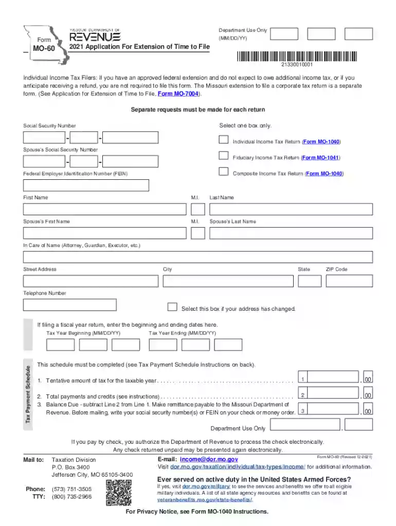 form mo 60 Preview on Page 1