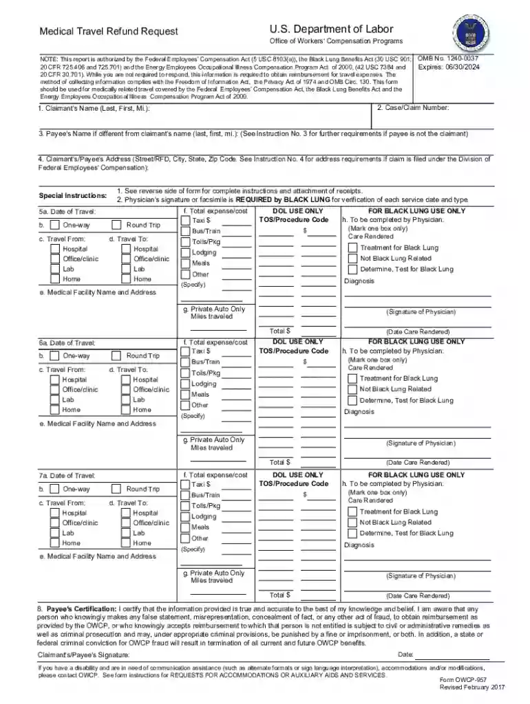 travel refund request form Preview on Page 1