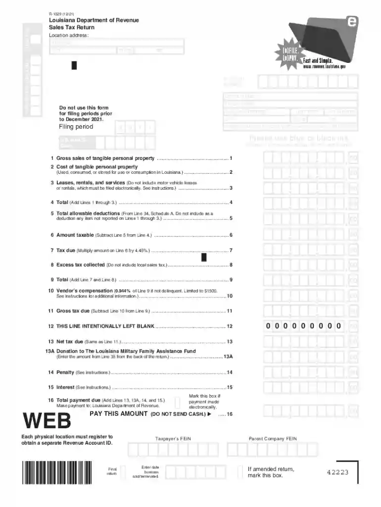 louisiana state tax form 2023 pdf Preview on Page 1