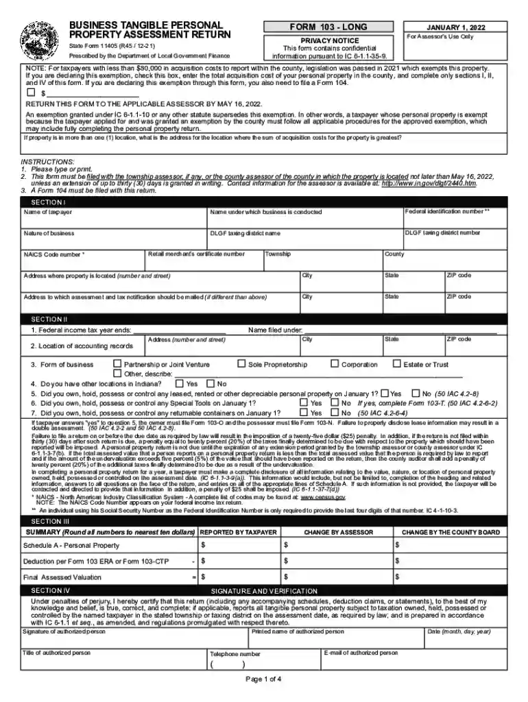 property tax form Preview on Page 1