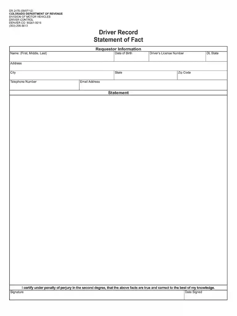 statement of fact colorado Preview on Page 1