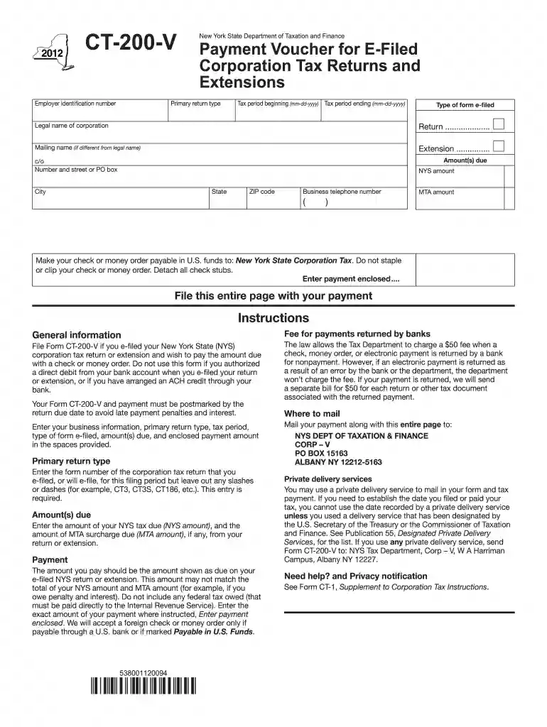 ct 200 v 2012 form Preview on Page 1