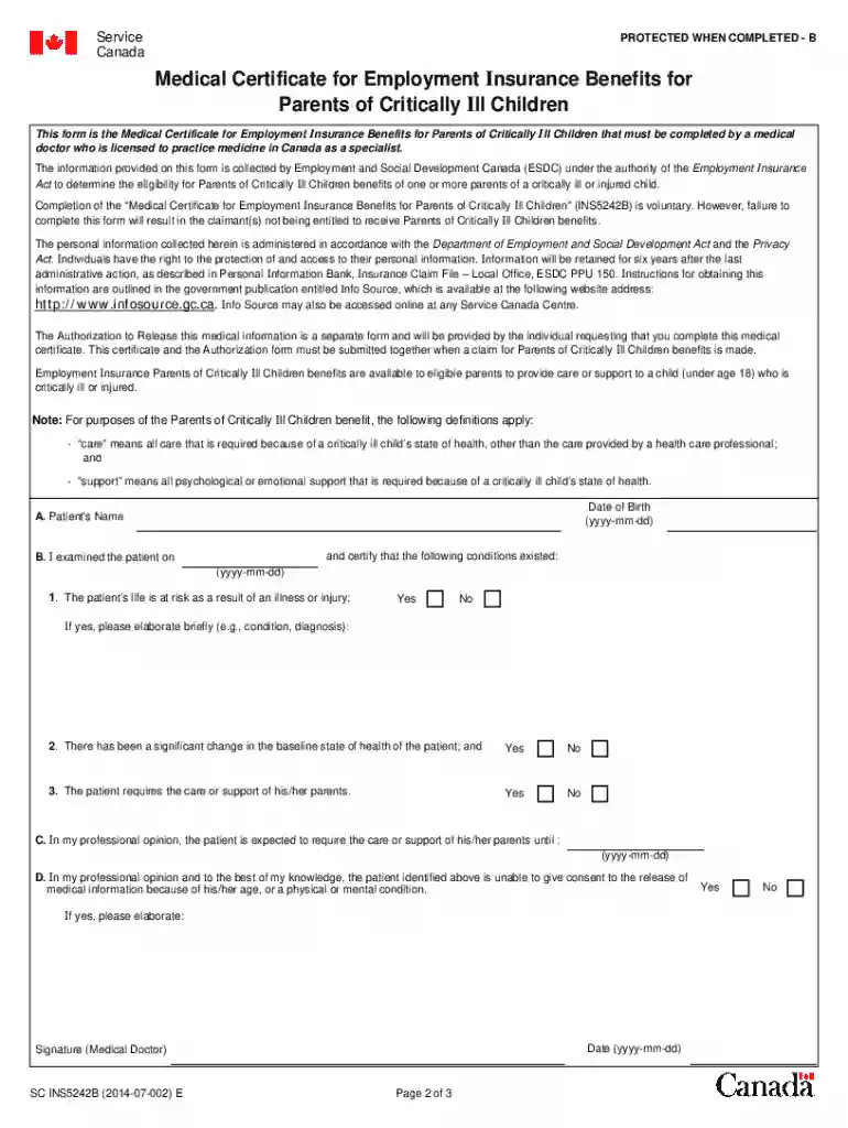 ins5242b form Preview on Page 1