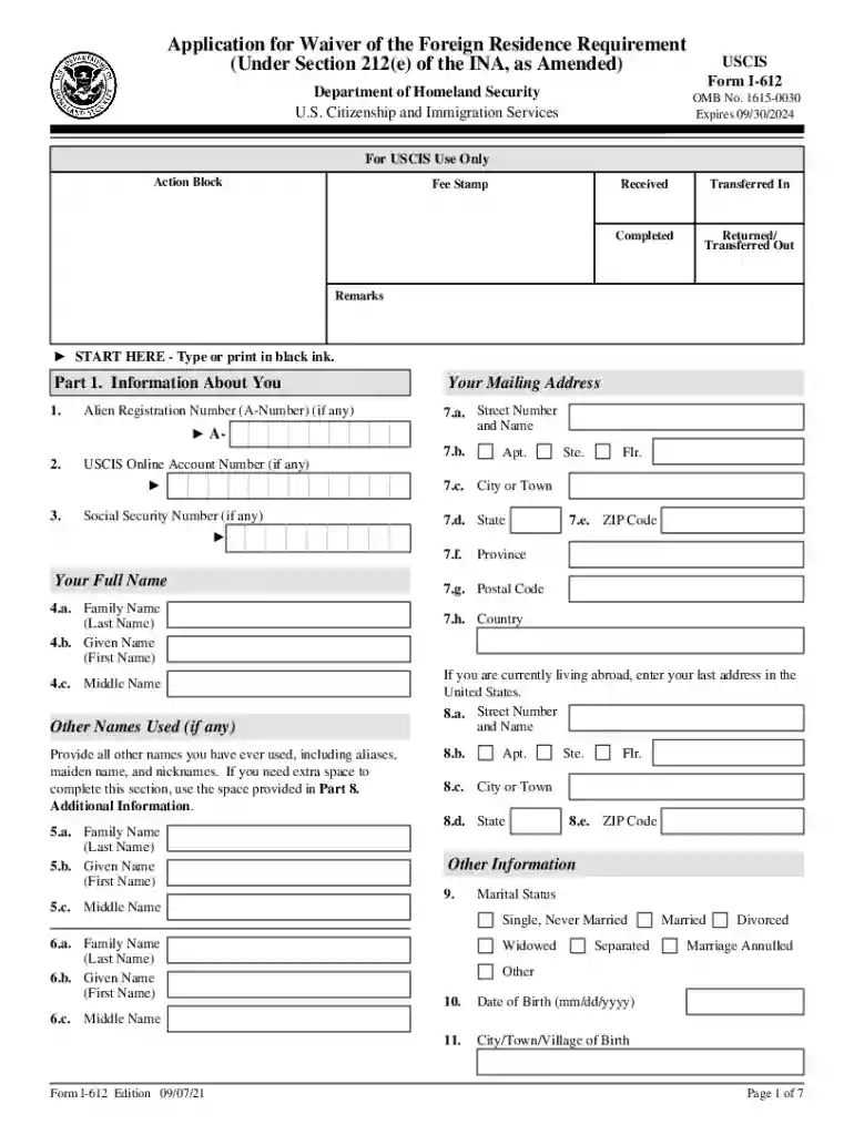i 612 waiver Preview on Page 1