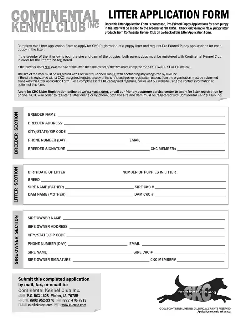 ckc registration lookup Preview on Page 1