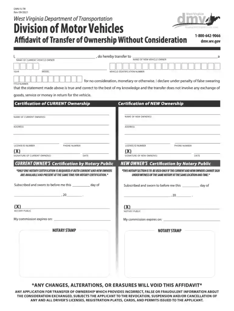 DMV-5-TR Preview on Page 1