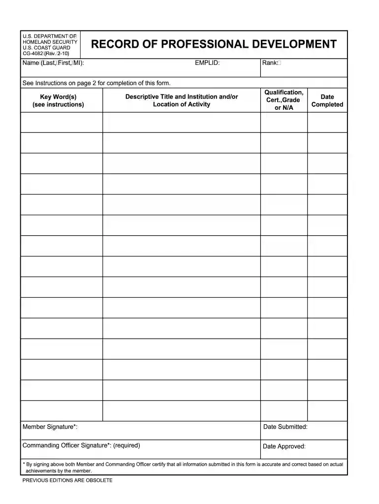 uscg 2692 form Preview on Page 1