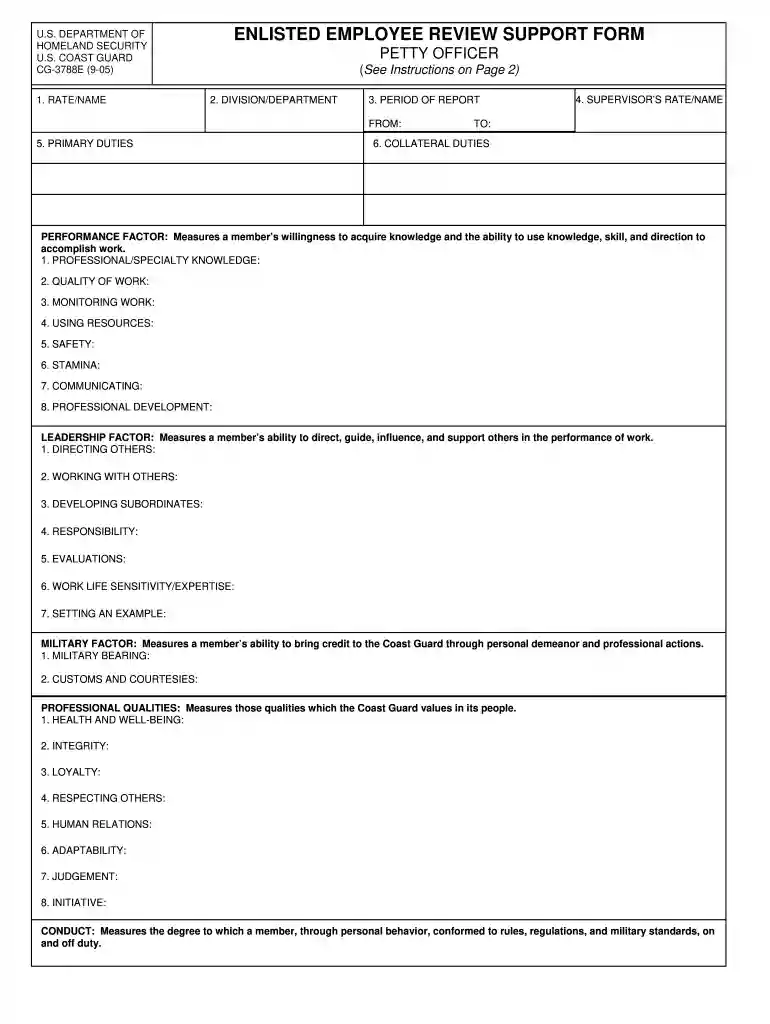 cg 3788e 2005 form Preview on Page 1