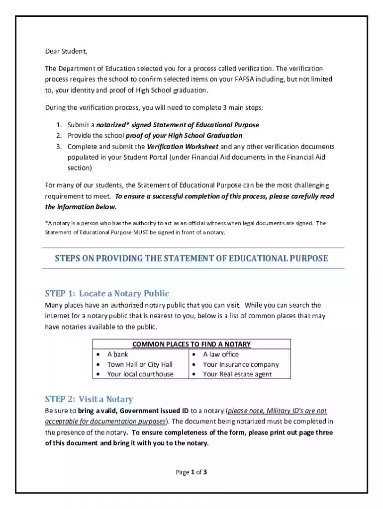 what risks are you taking if you wait to submit your verification materials at the last minute Preview on Page 1