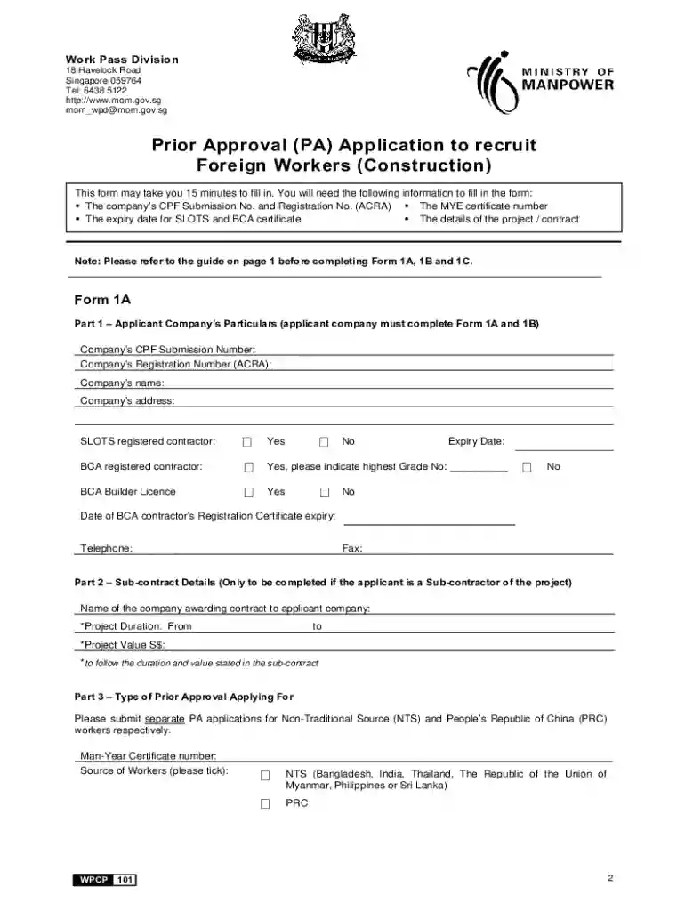 pa application form Preview on Page 1