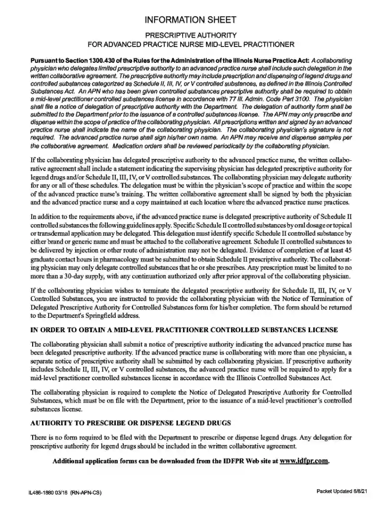 illinois application nurse practitioner Preview on Page 1