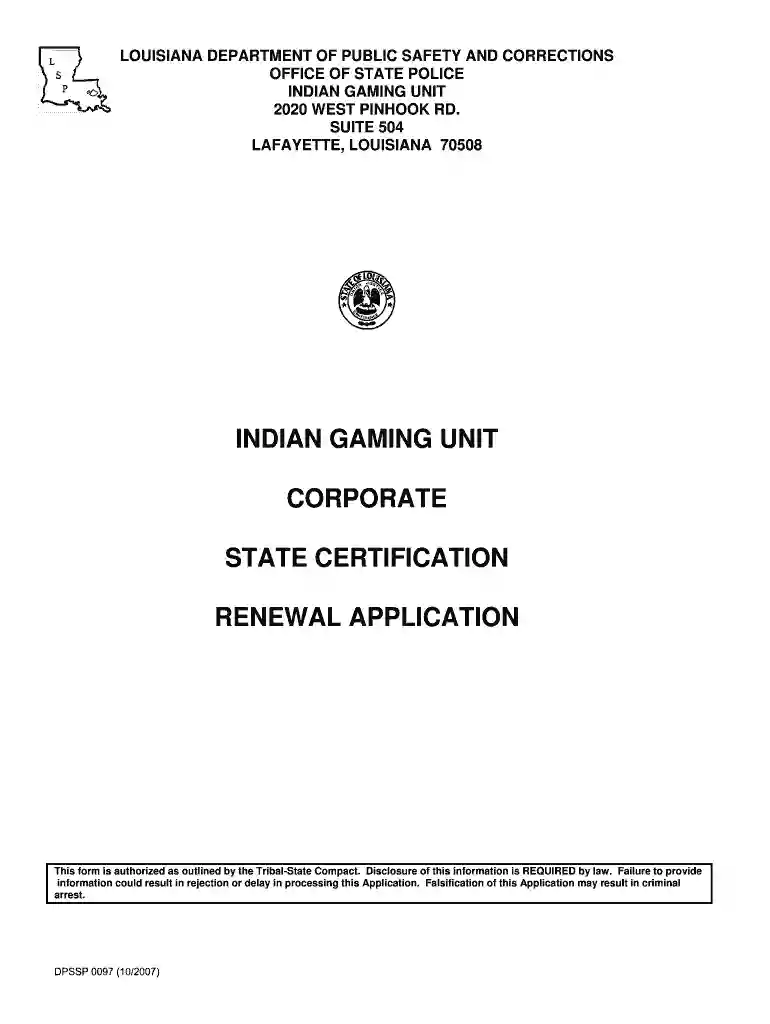 louisiana indian gaming unit Preview on Page 1