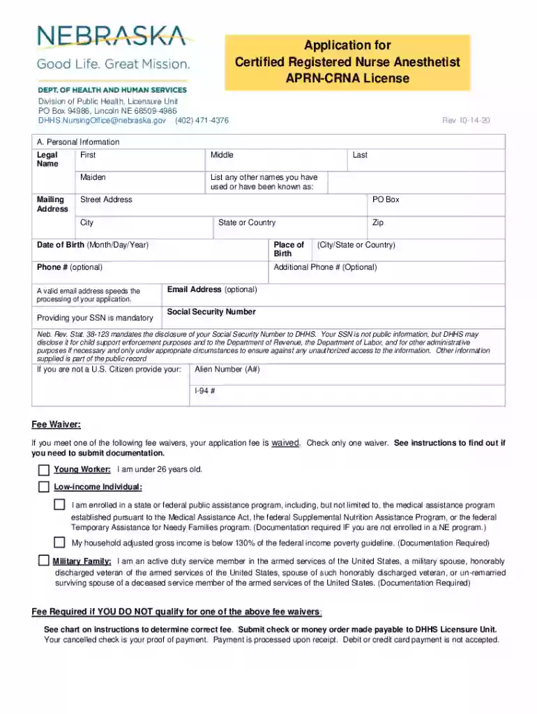 Certified Registered Nurse Anesthetist (CRNA) Contracting Preview on Page 1