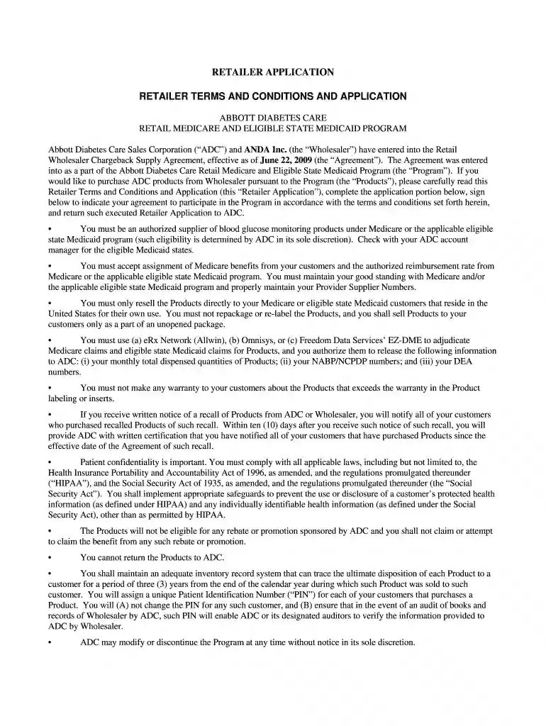 abbott medicare form Preview on Page 1