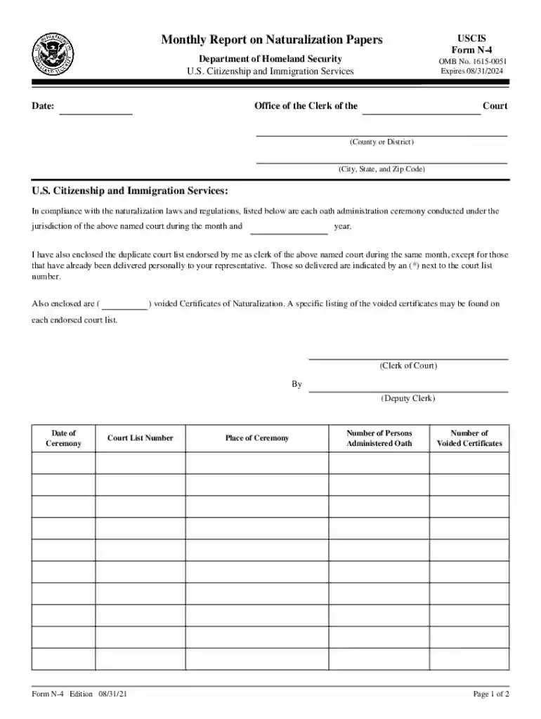 uscis n4 naturalization Preview on Page 1