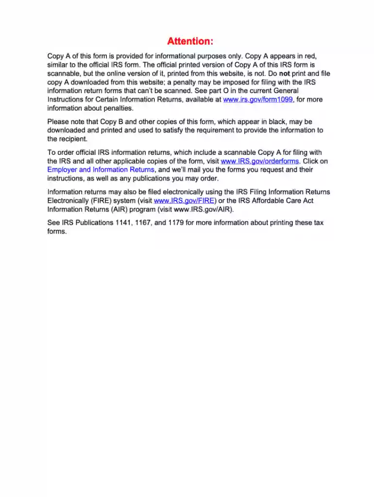 1099 nec form template Preview on Page 1
