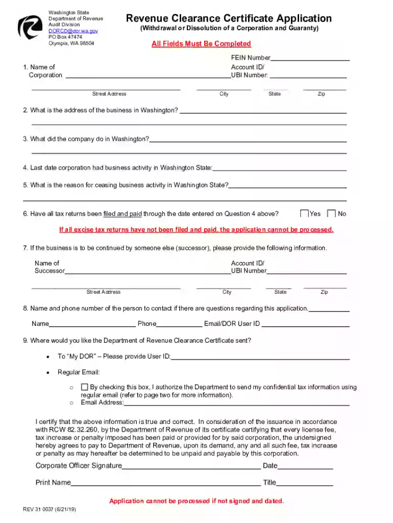 revenue certificate Preview on Page 1