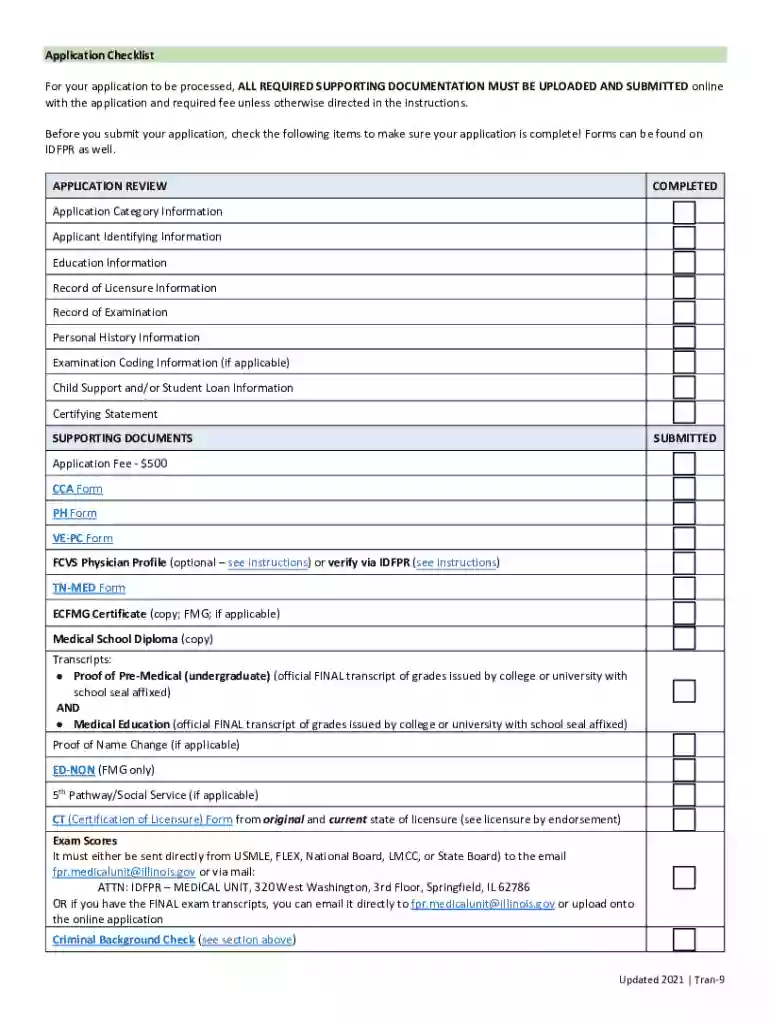 tn med form illinois Preview on Page 1