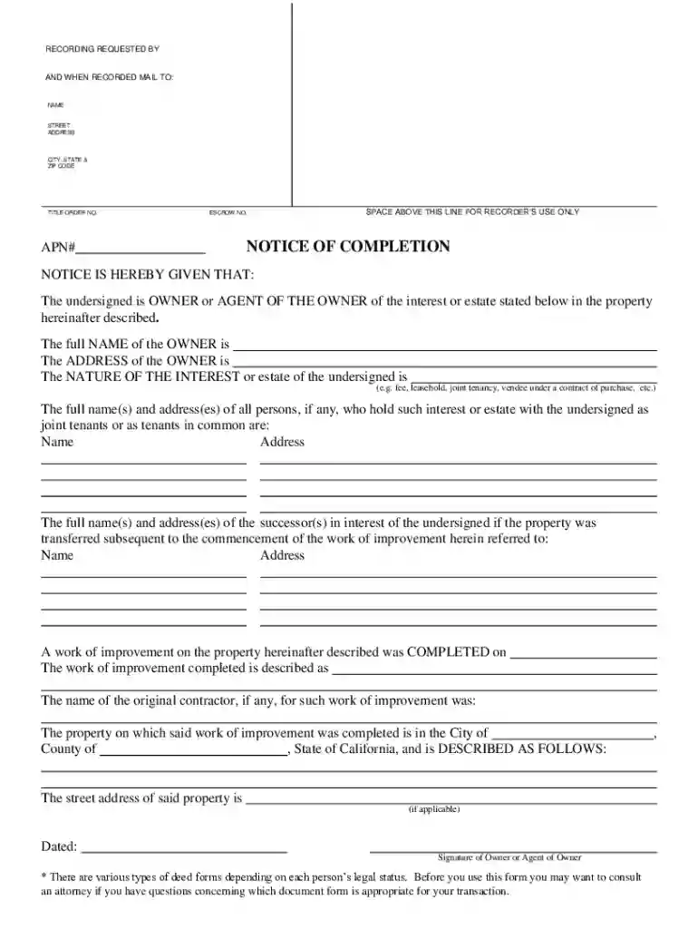 RECORDING REQUESTED BY AND WHEN Preview on Page 1