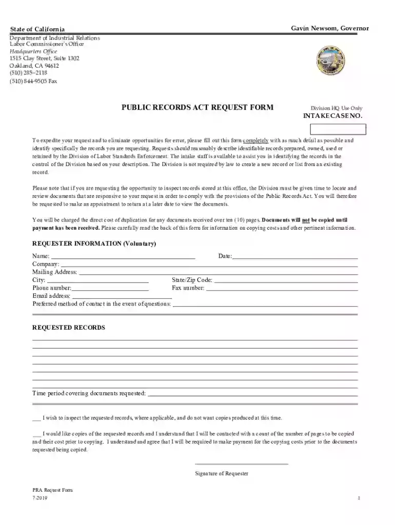records request california Preview on Page 1