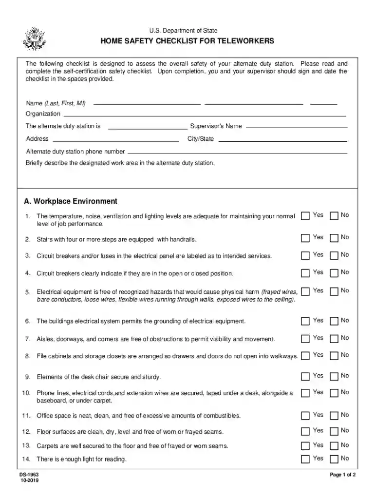 home safety checklist for Preview on Page 1