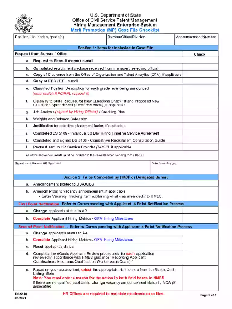management case file checklist Preview on Page 1