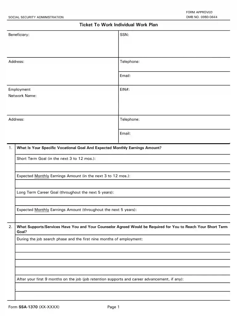 form 1370 Preview on Page 1