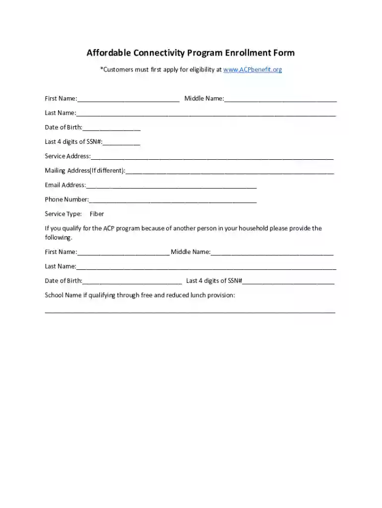 acp benefit org application Preview on Page 1